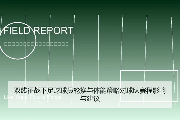 双线征战下足球球员轮换与体能策略对球队赛程影响与建议